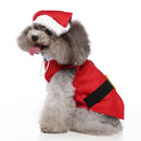 Halloween Christmas Day Pets Dress Up Clothes Pet Funny Clothes, Size: L(SDZ130 Christmas Dress)