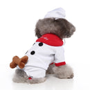 Halloween Christmas Day Pets Dress Up Clothes Pet Funny Clothes, Size: L(SDZ131 Chef)