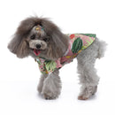 2 PCS Pet Beach Shirt Dog Print Spring And Summer Clothes, Size: S(Pink)