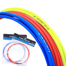 2 PCS TRLREQ ZH206 Mountain Folding Road Variable Bike Line Tube, Style: Variable Speed 3m(White)