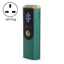 36W A8 Sapphire Freezing Point Hair Removal Device Painless Epilator, Style: UK Plug(Ink Green)