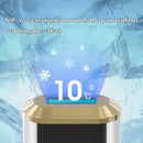 36W A8 Sapphire Freezing Point Hair Removal Device Painless Epilator, Style: EU Plug(Ink Green)