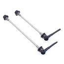 EVERDAWN Mountain Highway Bike Titanium Alloy Axis Quick Removal Rod Front And Rear Rollers Open Flower Drum Fixed Axis Trolley(Black)