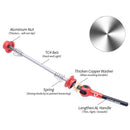 EVERDAWN Mountain Highway Bike Titanium Alloy Axis Quick Removal Rod Front And Rear Rollers Open Flower Drum Fixed Axis Trolley(Red)