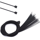 4 PCS TRLREQ Mountain Road Bicycle Teflon Internal Line Balance Car Core, Specification: Universal Front Shift 1.55m(Black)