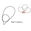 4 PCS TRLREQ Mountain Road Bicycle Teflon Internal Line Balance Car Core, Specification: Mountain Bike Front Brake 1.1m(Black)