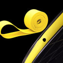 20 PCS Road Mountain Bike Anti-Stab Tire Pad Bicycle Wheel Set PVC Spoke Lining Tape, Colour: Yellow(700C x 18mm)