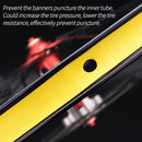 20 PCS Road Mountain Bike Anti-Stab Tire Pad Bicycle Wheel Set PVC Spoke Lining Tape, Colour: Yellow(26inch x 18mm)