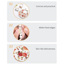 Baby Linen Cotton Printed Double-sided Saliva Towel Headband Set(DP021-4)