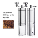 Household Stainless Steel Hand-Cranked Coffee Machine Grinder(Transparent Model)