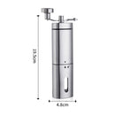 Household Stainless Steel Hand-Cranked Coffee Machine Grinder(Transparent Model)