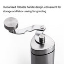 Household Stainless Steel Hand-Cranked Coffee Machine Grinder(Transparent Model)