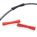 20 PCS TRLREQ Mountain Road Bicycle Frame Opening Protective Cover Variable Speed Brake Line Tube Car Paint Anti-Abrasion Rubber Cover(Red)