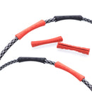 20 PCS TRLREQ Mountain Road Bicycle Frame Opening Protective Cover Variable Speed Brake Line Tube Car Paint Anti-Abrasion Rubber Cover(Red)