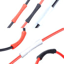 20 PCS TRLREQ Mountain Road Bicycle Frame Opening Protective Cover Variable Speed Brake Line Tube Car Paint Anti-Abrasion Rubber Cover(Black)