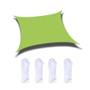 Outdoor Garden Sunshade Sail Waterproof Anti-UV Canopy, Size: 4m x 5m(Green)