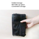 Adjustable Hanging Car Inside Roof Luggage Clothing Storage Net Bag Car Storage Network Pocket, Size: 90x65cm(Double Zipper+Webbing (Black) )
