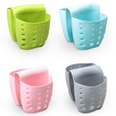 5 PCS TM15016 Saddle Drain Basket Kitchen Sink Sponge Storage Drainage Sink(Green)