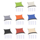Outdoor Garden Sunshade Sail Waterproof Anti-UV Canopy, Size: 2.5m x 2.5m(Grey)