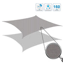 Triangle Outdoor Garden Sunshade Sail Waterproof Anti-UV Canopy, Size: 5m x 5m x 7.1m(Orange)