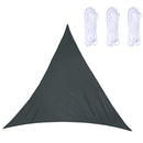 Triangle Outdoor Garden Sunshade Sail Waterproof Anti-UV Canopy, Size: 2m x 2m x 2m(Black)