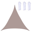 Triangle Outdoor Garden Sunshade Sail Waterproof Anti-UV Canopy, Size: 2.4m x 2.4m x 2.4m(Khaki)