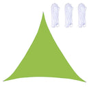 Triangle Outdoor Garden Sunshade Sail Waterproof Anti-UV Canopy, Size: 4.5m x 4.5m x 4.5m(Green)