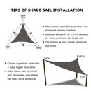 Triangle Outdoor Garden Sunshade Sail Waterproof Anti-UV Canopy, Size: 4.5m x 4.5m x 4.5m(Green)