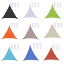Triangle Outdoor Garden Sunshade Sail Waterproof Anti-UV Canopy, Size: 6m x 6m x 6m(Orange)