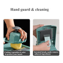 Kitchen Vegetable Cutter Double Panel Multifunctional Diced Vegetable Cutter(Blue)
