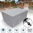 Outdoor Garden Tables And Chairs Dustproof And Waterproof Cover, Size: 255x130x80cm