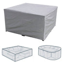Outdoor Garden Tables And Chairs Dustproof And Waterproof Cover, Size: 255x130x80cm