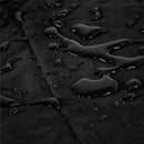 Outdoor Oxford Cloth Furniture Cover Garden Dustproof Waterproof And UV-Proof Table And Chair Protective Cover, Size: 160x160x80cm(Black)