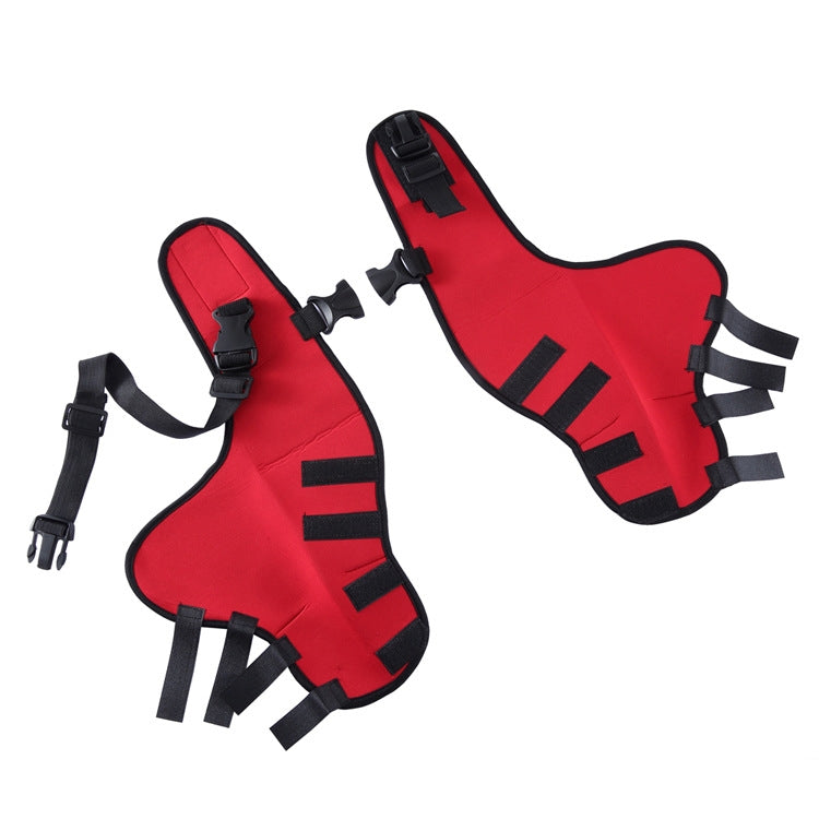Pet Dog Leg Knee Guard Surgery Injury Protective Cover, Size: S(Red)
