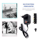 C5 3-12V 12W Adjustable Voltage Regulated Switch Power Supply Power Adapter Multifunction Charger With DC Tips(US Plug)