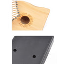 17-Tone Thumb Piano Kalimba Beginners Introduction Finger Piano, Colour: Wooden