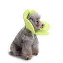 Pet Protection Collar Dog Flower Protection Collar, Specification: L(Green )