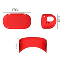 VR Glasses Silicone Waterproof Dust-Proof And Fall-Proof Protective Shell For Oculus Quest2(Red)