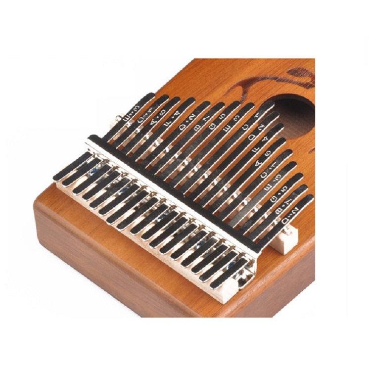 17-Tone Beginner Finger Piano Deer Head Kalimba Thumb Piano(Coffee Kit)