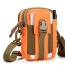 LT-02 Casual Multifunctional Messenger Belt Bag with Shoulder Strap(Orange)