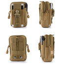 LT-02 Casual Multifunctional Messenger Belt Bag with Shoulder Strap(Soil Color)