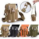 LT-02 Casual Multifunctional Messenger Belt Bag with Shoulder Strap(Soil Color)