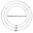 Foldable Stainless Steel Dip Net Head Fishing Net, Specification: Solid 40cm Glued Dense Mesh