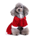 Pet Christmas Clothes Halloween Christmas Pet Funny Clothes, Size: M(SZD44 Christmas Skirt)