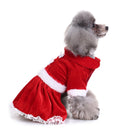 Pet Christmas Clothes Halloween Christmas Pet Funny Clothes, Size: M(SZD44 Christmas Skirt)