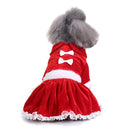 Pet Christmas Clothes Halloween Christmas Pet Funny Clothes, Size: L(SZD44 Christmas Skirt)