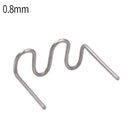 2 Bags Auto Bumper Plastic Repair Welding Machine Hot Melt Plastic Welding Tool Welding Wire Patch, Style: Patch 8 0.8mm