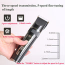BF-868 LCD Digital Display Electric Hair Clipper Baby Children Adult Electric Hair Clipper Set(Gun Color)