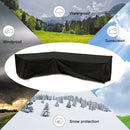 Outdoor Garden Furniture Corner Sofa Cover Dustproof Table Cover, Size: 215x215x87cm(Black)