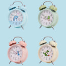 Student Cute Style Bell Alarm Clock Bedside Mute Clock With Light Specificationï¼š Y33 3 Inch (Blue)